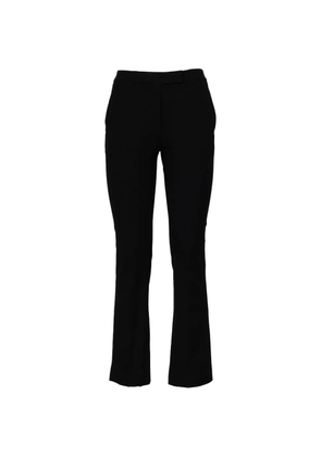 QL2 high-waisted flared trousers - Black