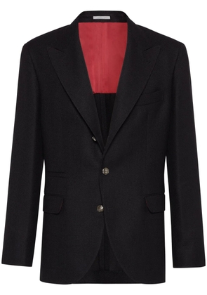 Brunello Cucinelli peak-lapel blazer - Black