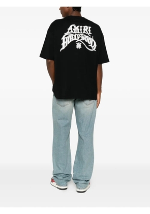 AMIRI Hollywood LJ Skate cotton T-shirt - Black