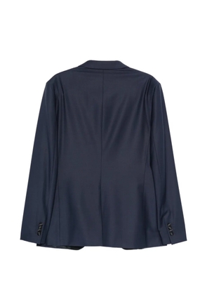Carlo Pignatelli satin-lapel tailored suit - Blue