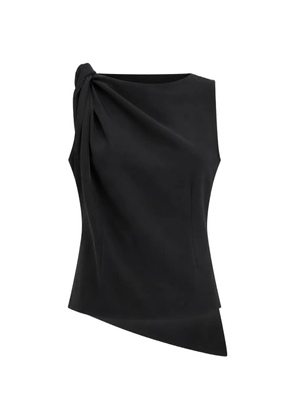 Róhe draped asymmetrical-hem top - Black