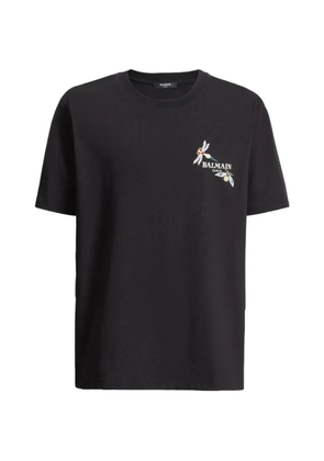 Balmain embroidered Balmain Insect T-shirt - Black