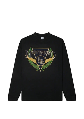 RHUDE Montenegro Regatta long-sleeve T-shirt - Black