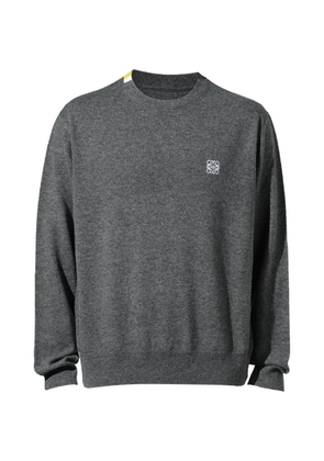 LOEWE embroidered-logo knitwear - Grey