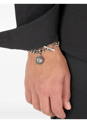 Roberto Cavalli Mirror Snake Monogram bracelet - Silver