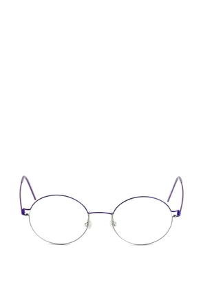 Lindberg Dakota round-frame glasses - Purple