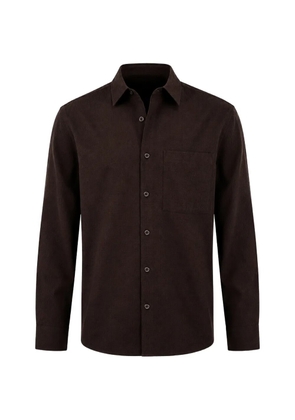 Calvin Klein chest-pocket long-sleeve shirt - Black
