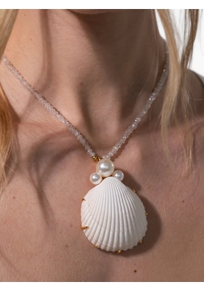 Jennifer Behr Flamenco shell-pendant necklace - Gold