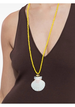 Jennifer Behr Cayman shell-pendant necklace - Gold