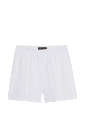 Brooks Brothers cotton-poplin boxers - White