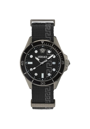 Versace Greca Force 42mm watch - Black