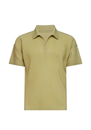 Homme Plissé Issey Miyake V-neck pleated T-shirt - Green