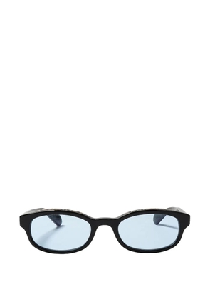 Chrome Hearts Lowrider oval-frame sunglasses - Black