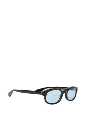 Chrome Hearts Lowrider oval-frame sunglasses - Black