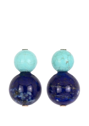 Jennifer Behr Cara lapis lazuli earrings - Blue