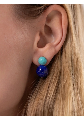 Jennifer Behr Cara lapis lazuli earrings - Blue