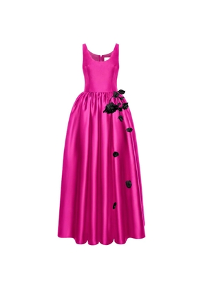 Cristina Savulescu The Beloved floral-appliqué gown - Pink