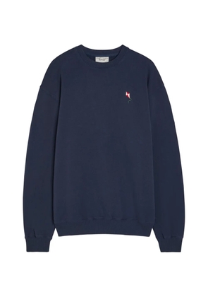 Foret kite-embroidered sweater - Blue