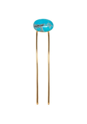 Jennifer Behr Meena stone-embellished hair pin - Gold