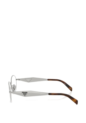 Prada Eyewear round-frame glasses - Silver