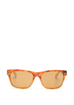 Brunello Cucinelli rectangle-frame sunglasses - Brown