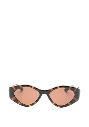 Gucci Eyewear Interlocking G cat-eye sunglasses - Brown
