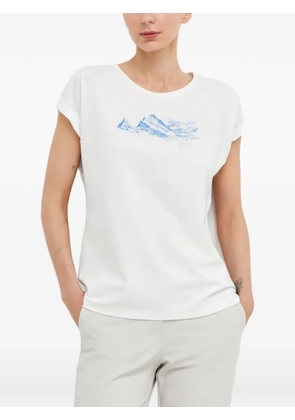 Mammut graphic-print rolled-sleeve T-shirt - White