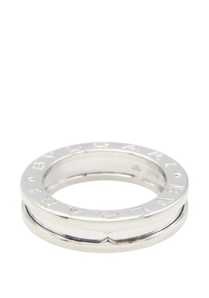 Bvlgari Pre-Owned 2010s B-zero1 engraved-logo ring - Silver