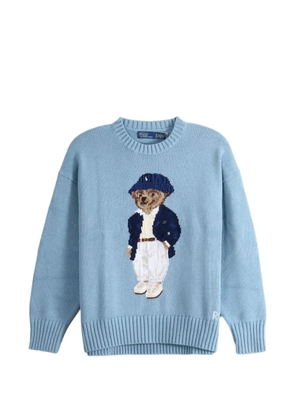 Polo Ralph Lauren Polo Bear intarsia-knit sweater - Blue