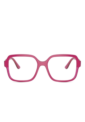 Vogue Eyewear VO5555 glitter squar-frame glasses - Pink