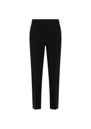 Moschino straight-leg elasticated-waistband trousers - Black