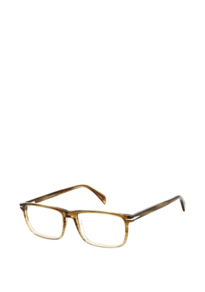DAVID BECKHAM EYEWEAR rectangle-frame glasses - Brown