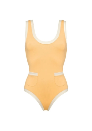 ERES Senecio pocket trimmed swimsuit - Yellow