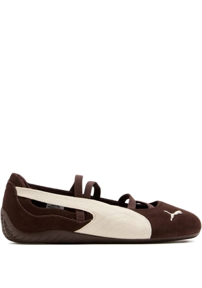 PUMA suede ballet flats - Brown