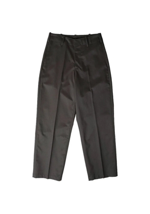 Lady White Co. cotton wide-leg trousers - Grey