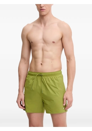 Armani Exchange drawstring-waist logo-patch swim shorts - Green