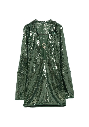Oséree Marilyn sequin-embellished mini dress - Green
