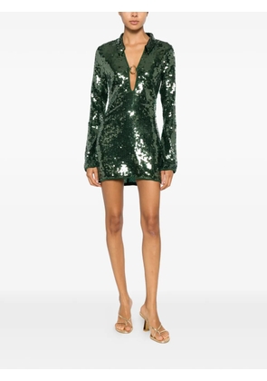 Oséree Marilyn sequin-embellished mini dress - Green