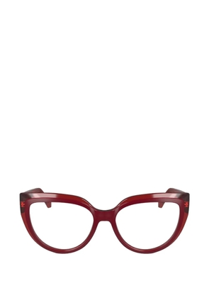 Ferragamo Eyewear cat-eye frame glasses - Red