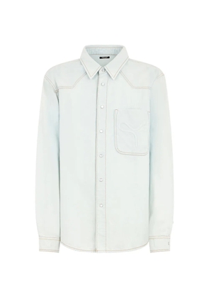 Roberto Cavalli chest-pocket shirt - Blue