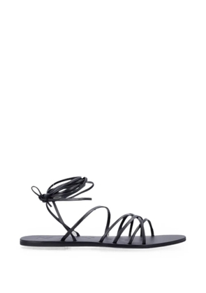 Manebi multi-strap tie-fastening sandals - Black