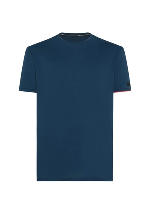 RRD logo-patch contrast-trim T-shirt - Blue