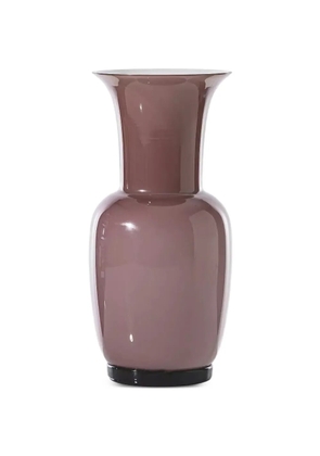 Venini flared-neck glass vase - Purple