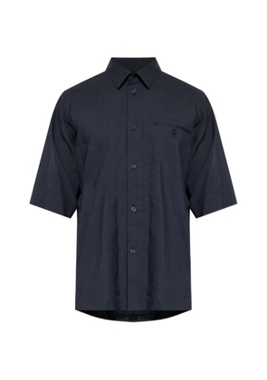 Homme Plissé Issey Miyake chest-pocket short-sleeve shirt - Blue