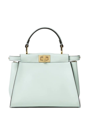 FENDI Peekaboo leather shoulder bag - Blue