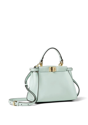 FENDI Peekaboo leather shoulder bag - Blue
