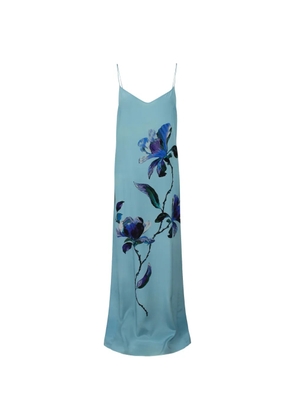 Ermanno Scervino floral-print maxi dress - Blue