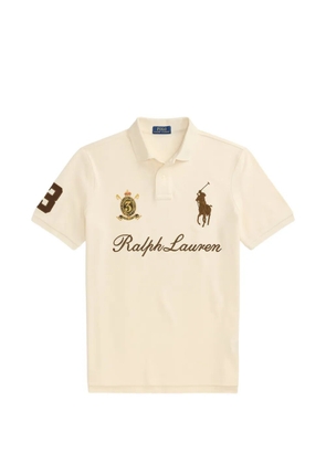Polo Ralph Lauren logo-embroidered piqué polo shirt - Neutrals