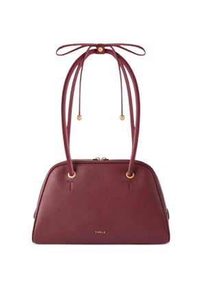 Furla Dome pebbled leather tote bag - Red