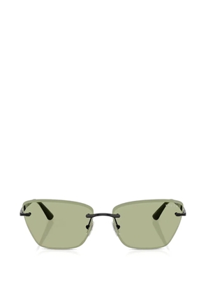 Vogue Eyewear rimless rectangle sunglasses - Black